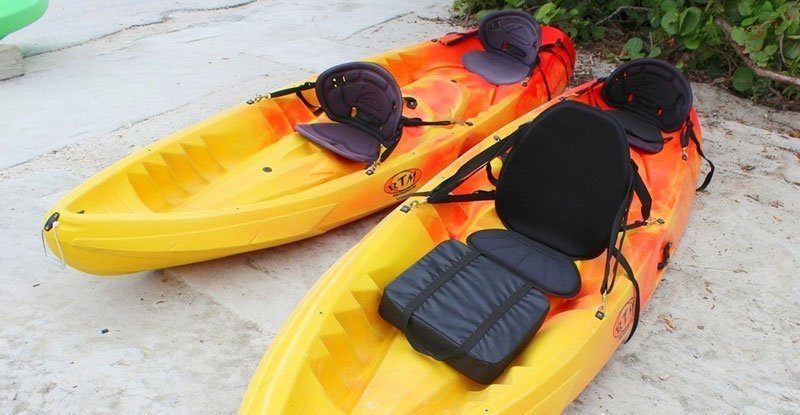 SUP and kayak paddles seats and cushions