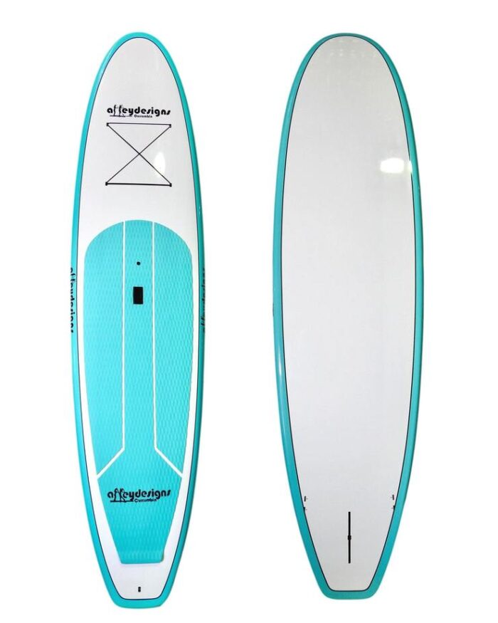 Alley Designs 10'6 x 32" White Deck Classic SUP - Image 7