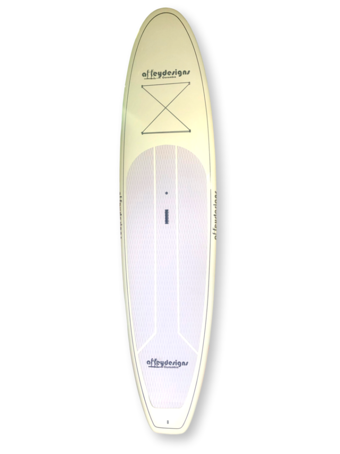 Alley Designs 10'6 x 32" White Deck Classic SUP - Image 6
