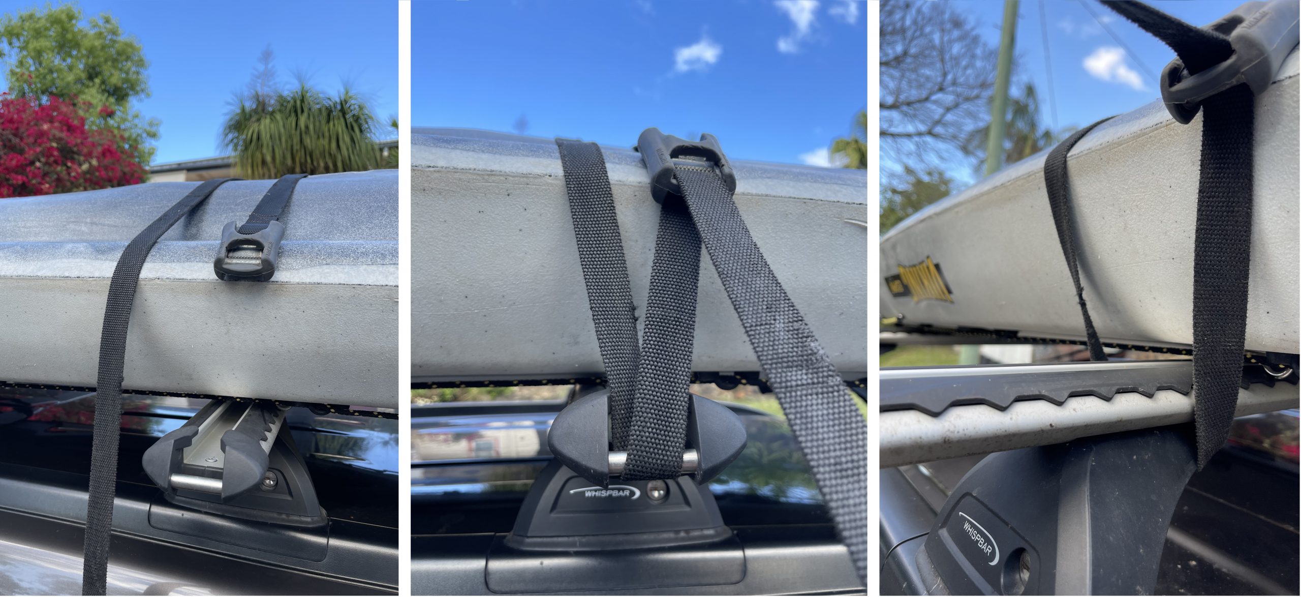 How to strap a kayak on roof discount rack