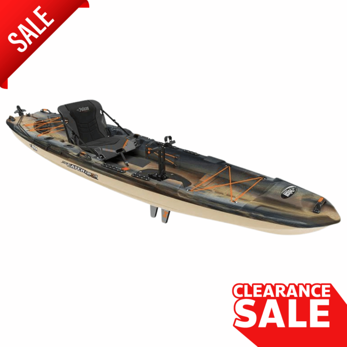 Pelican Kayak Catch 130 Hydryve II - Pedal Fishing Kayak