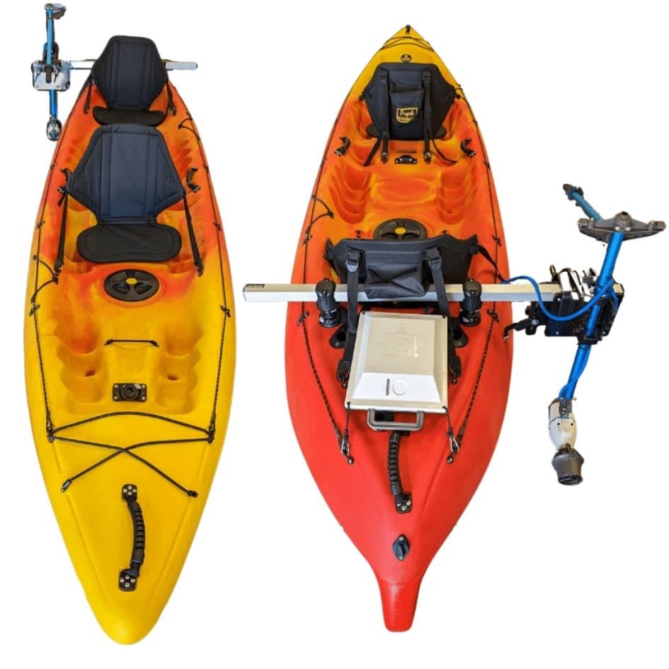 motorized double kayak