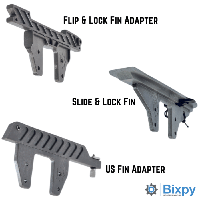 Bixpy J2 Battery Kit + Weed Grille + Sup Fin Adapter (Electric Paddle Board Conversion KIT)