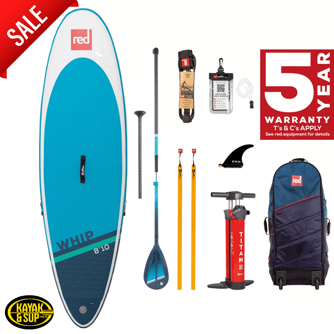 Red Paddle 8'10" Whip Surf Inflatable Stand Up Paddle Board