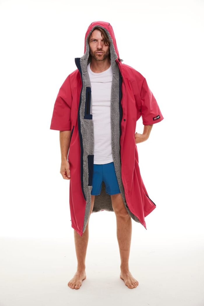Red Original Men's Short Sleeve Pro Change Robe Evo Fuchsia