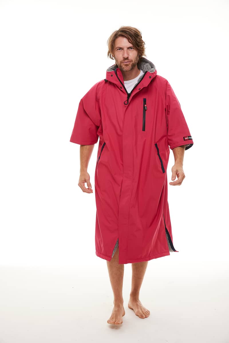 Red Original Men's Short Sleeve Pro Change Robe Evo Fuchsia