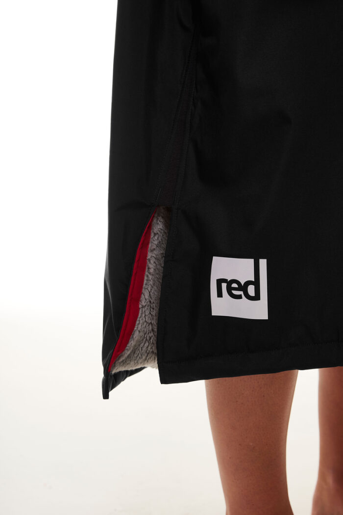 Red Original Women's Short Sleeve Pro Change Robe EVO Black