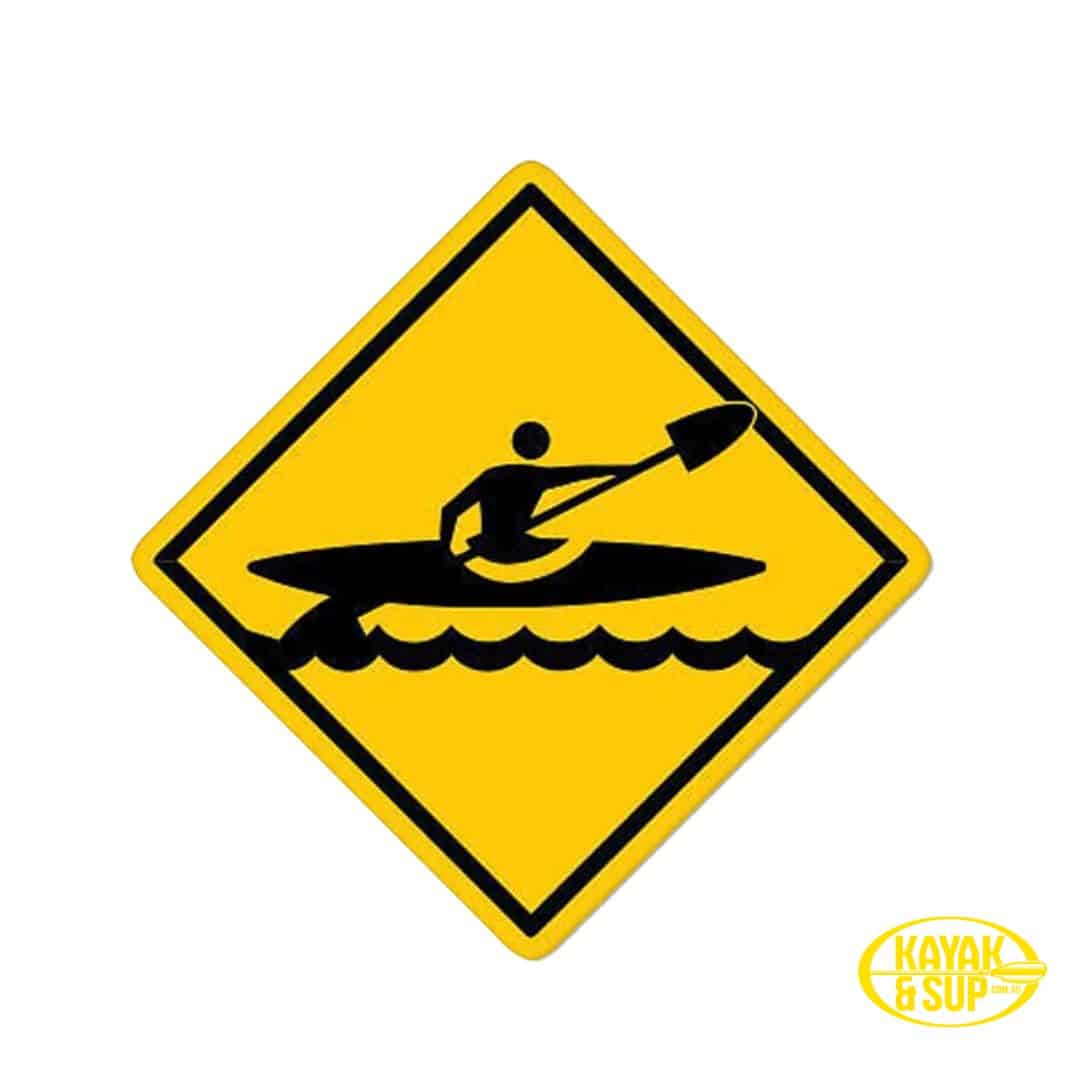 Kayaking car sticker 12.7CM*12.7CM