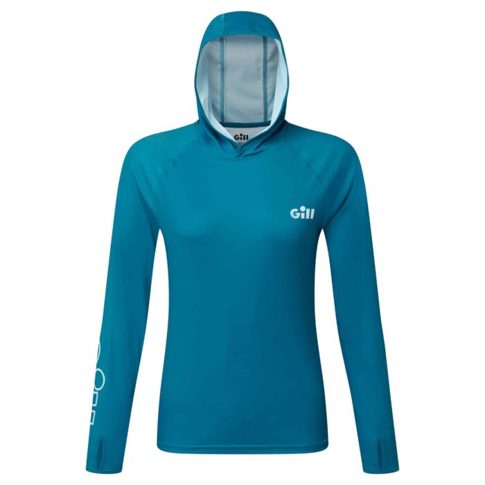 Gill Women's XPEL® Tec Hoodie in Pool Blue