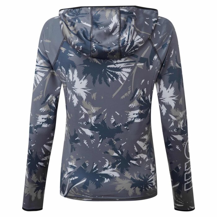 Gill Women's XPEL® Tec Hoodie in Palm Print - Image 3