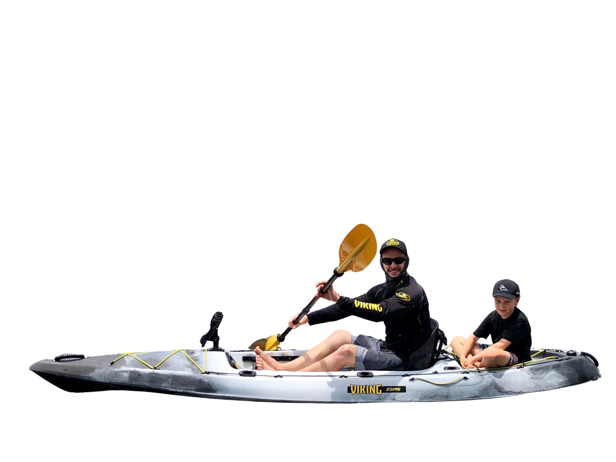 Viking Espri with a child at the back