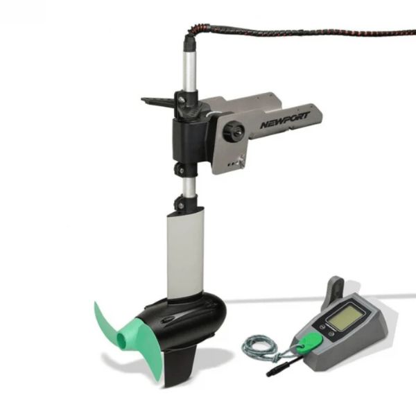 Services 8 Electric motor mount setup on a fishing kayak
