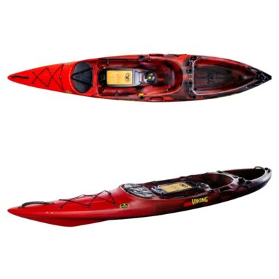 Viking profish 400 kayak hire – fishing-ready single kayak with great stability.