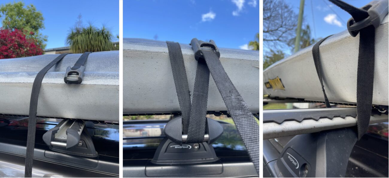 How to use kayak tie downs correctly