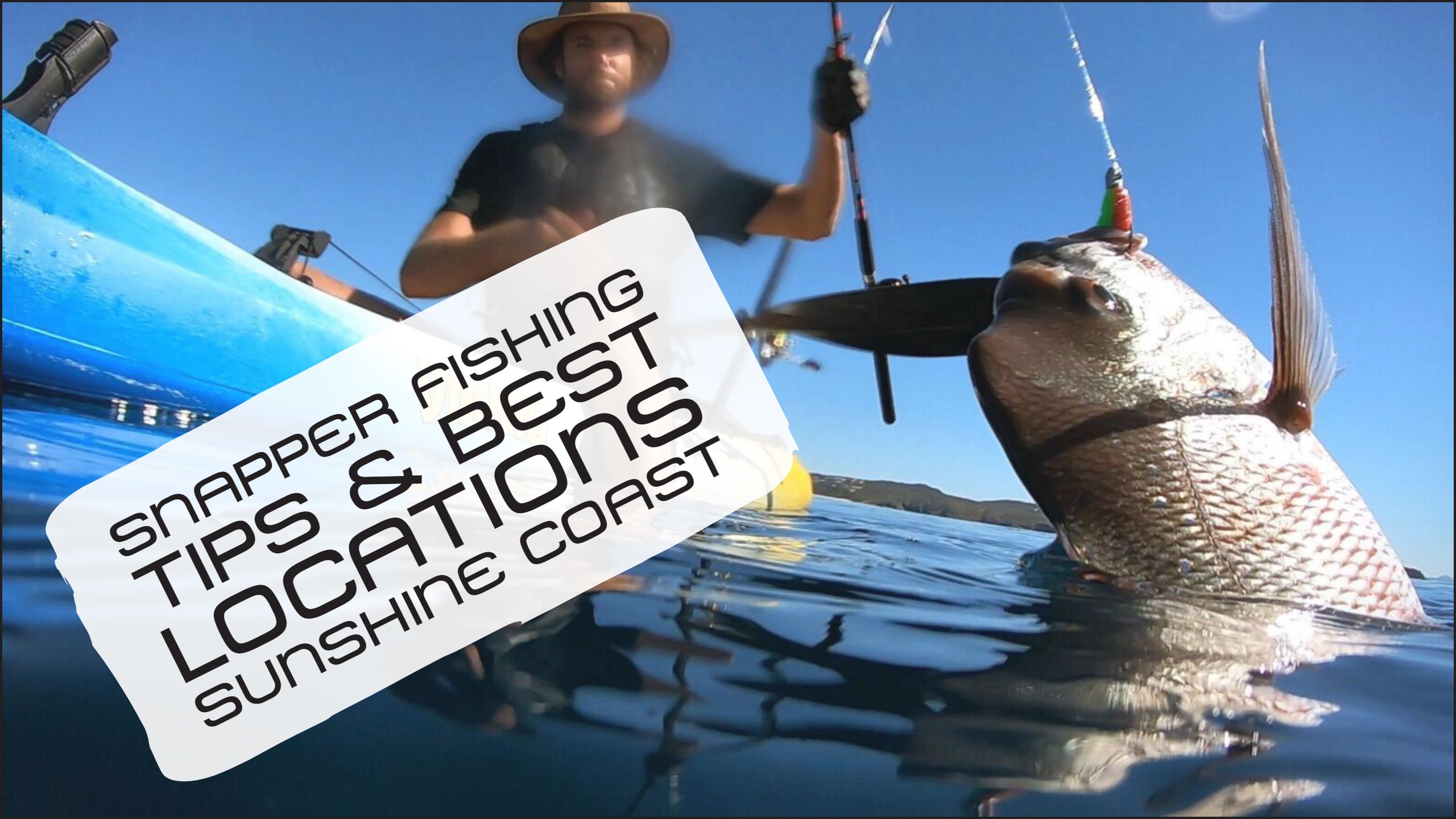 Best snapper fishing tips & locations for kayak fishing on the sunshine coast
