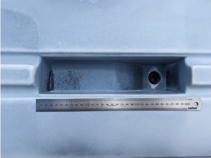 The viking profish 400 now features a larger transducer cavity