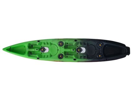 Viking Tempo 2 Specialized Double Fishing Kayak in kiwi colour