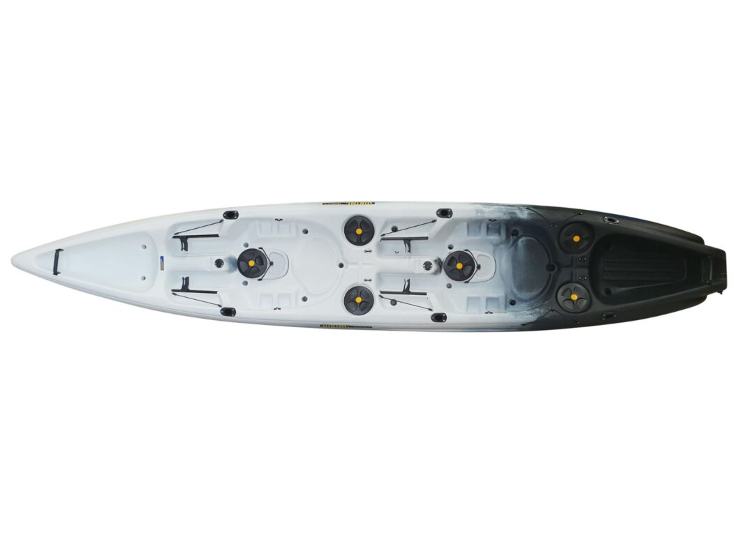 a top view of Viking Tempo 2 storm Specialized Double Fishing Kayak