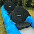 Dual Rubix seats on Jaspara Quest Tandem Inflatable Kayak with high back support