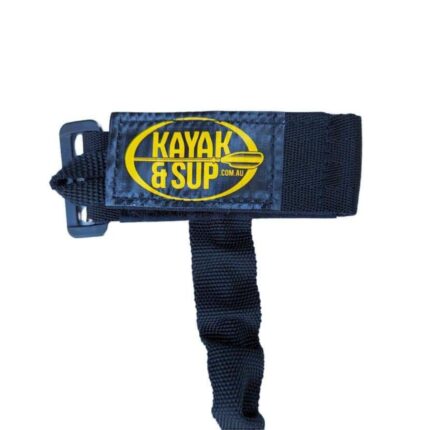 K&S Superior Paddle Leash for kayaks – durable braided elastic cord with Velcro strap, by Kayak and SUP Australia.