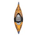 Top view of the AdvancedFrame Sport Elite Inflatable Kayak showing cockpit and deck layout