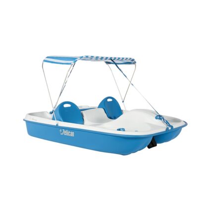 Pelican pedal boat with canopy – side view