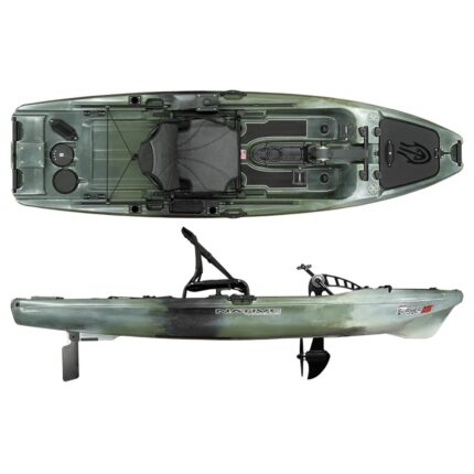 Native Watercraft Slayer Propel 10 LTE top and side view in Blue Lagoon colour”