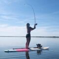 ECS Evo stand up paddle board used for fishing