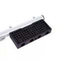 Kayak trolling motor block board installed on aluminium mounting bar