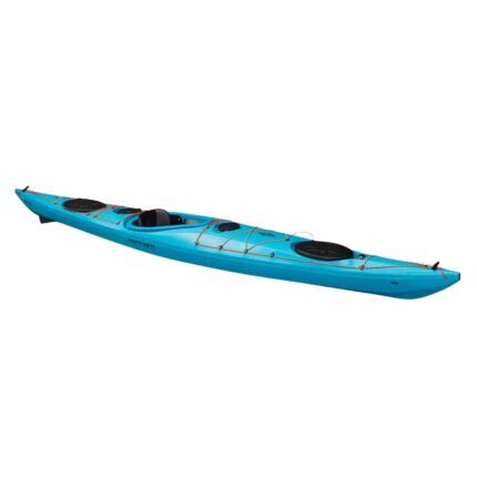 Point 65 Whisky 16 kayak side profile in light blue colour