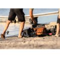 Pelican Exocrate kayak fishing crate bag secured on kayak