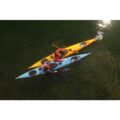 Point 65 Whisky 16 kayak paddling on open water from above