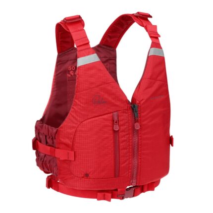 Palm Meander Men’s PFD red touring life jacket slimline buoyancy vest for kayaking