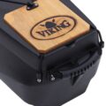 Viking Tackle Pod wooden top panel with engraved Viking logo