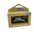 Reaper Rig Medium Bare aluminium trolling head in retail packaging box