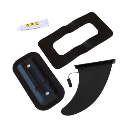 Jaspara Slide and Lock Fin Glue-On Fin Box kit with adhesive and fin