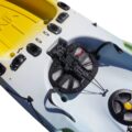 Top view of Hurricane Backrest installed on Profish 400 2023 kayak