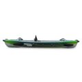 Odyssey Solo inflatable kayak side profile showing streamlined hull and drop stitch construction