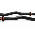 Propelz Lightning carbon paddle crank shaft showing ergonomic bent shaft design for efficient paddling