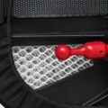 Hurricane Backrest height adjustment lever detail on Profish kayak seat