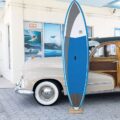 Tom Carroll Outer Reef MX SUP 11 front view showing nose shape and displacement hull design