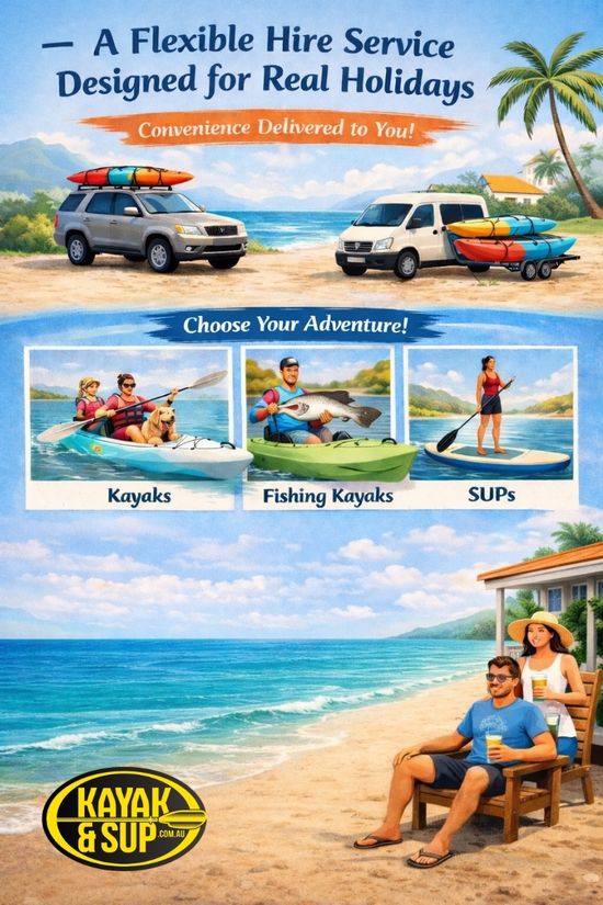 Kayak and sup hire sunshine coast holiday lifestyle